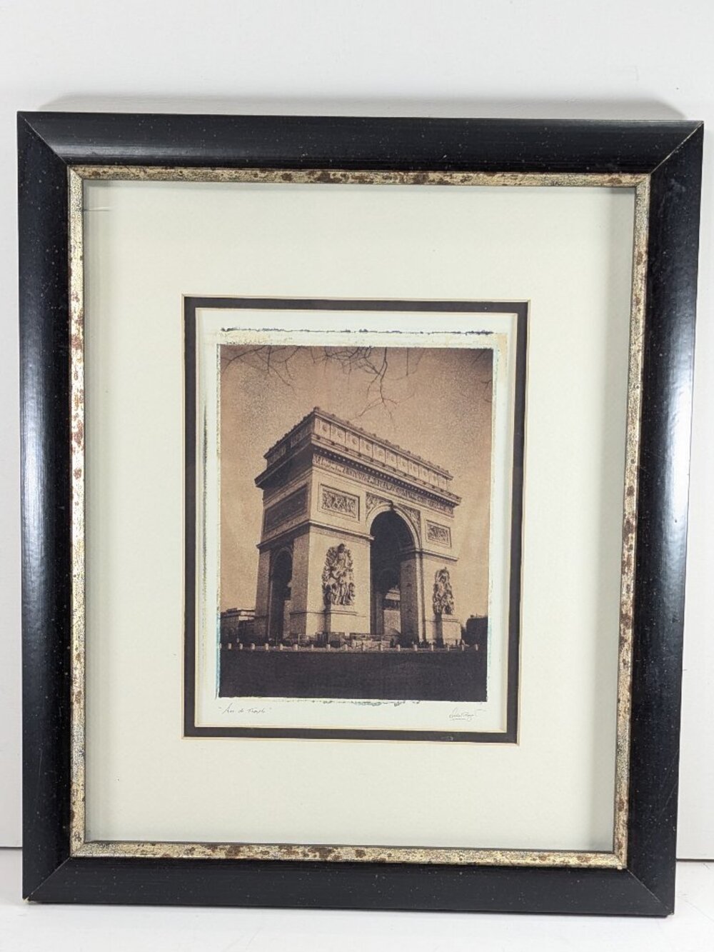 Arc De Triomphe, Paris signed framed art print by Michael Bryant, Art in Motion